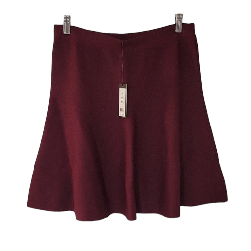 Romeo + Juliet Maroon Skater Skirt Size L